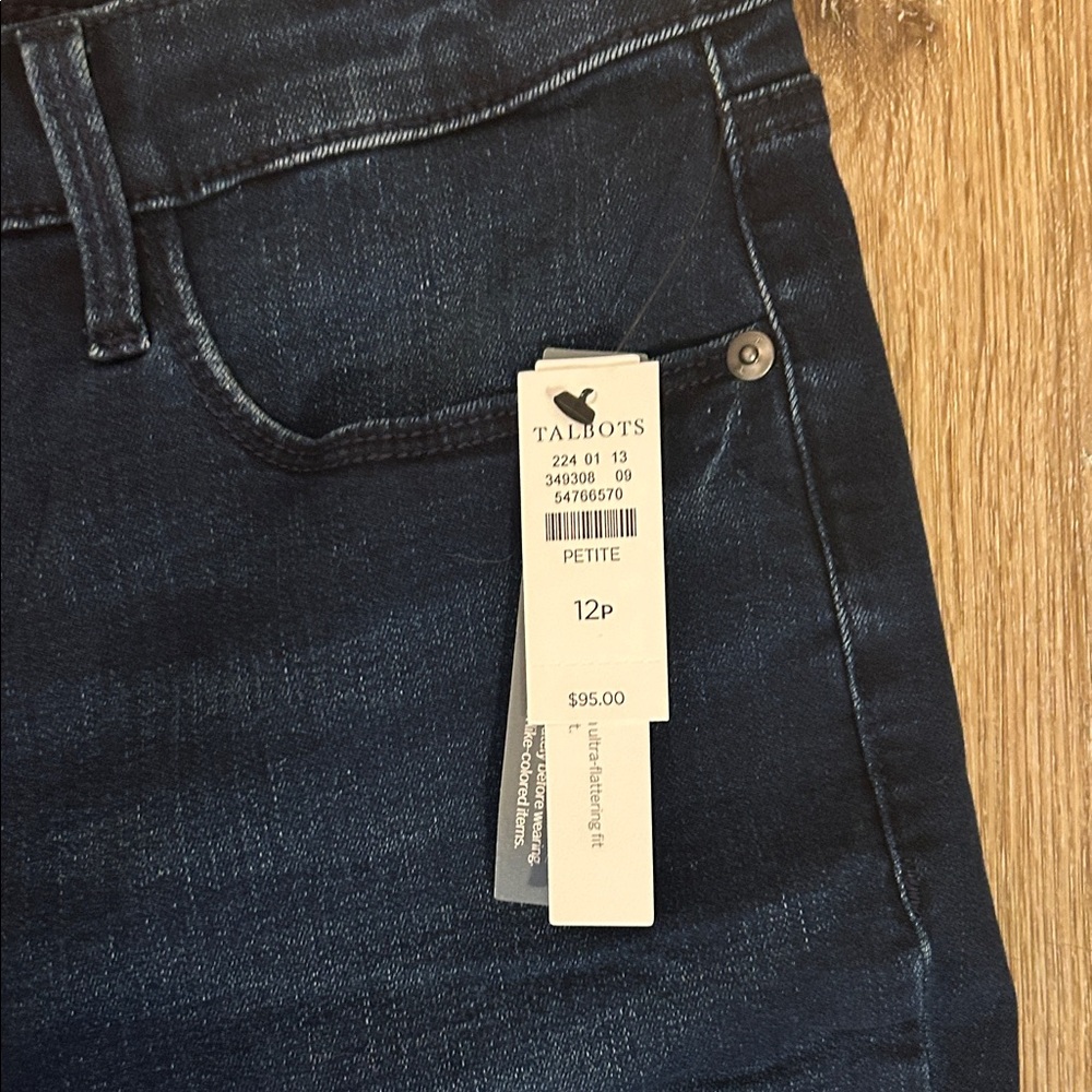 Talbots Women's Deep Blue Jeggings - Picture 4 of 7